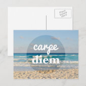Carpe Diem Postcard Postkarte (Vorne/Hinten)