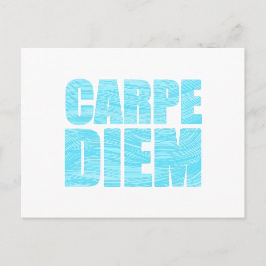 Carpe Diem Postcard Postkarte (Vorderseite)