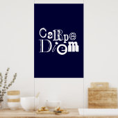 Carpe Diem Poster (Küche)