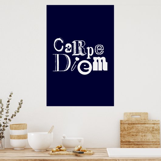 Carpe Diem Poster (Küche)