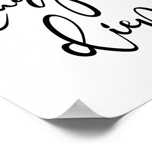 Carpe Diem Poster (Ecke)