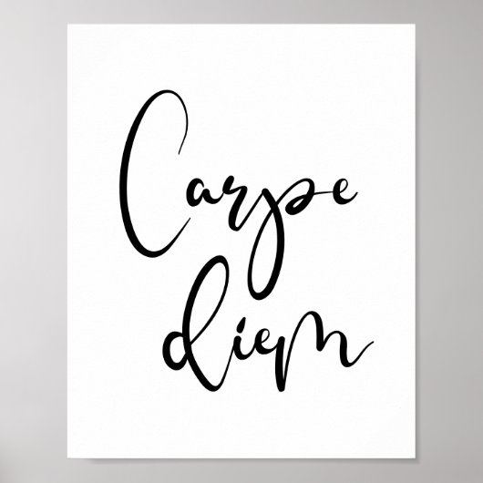 Carpe Diem Poster (Vorne)