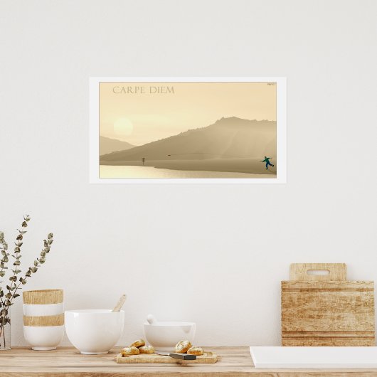 Carpe Diem Poster (Küche)
