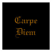 Carpe Diem Poster (Vorderseite)