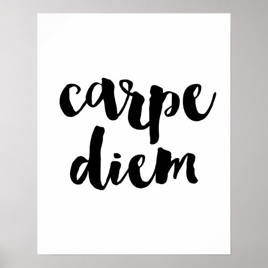 Carpe Diem Poster (Vorne)