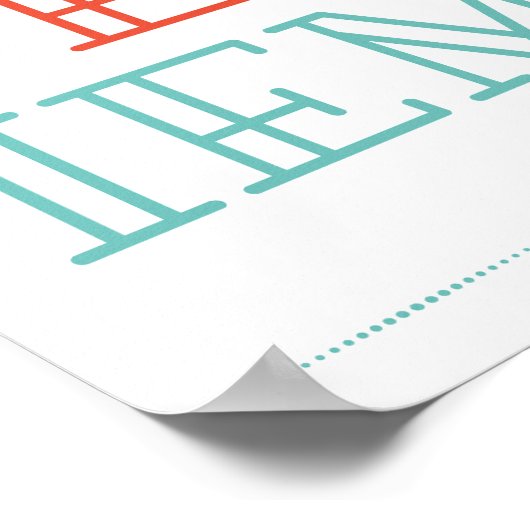 Carpe Diem Poster (Ecke)