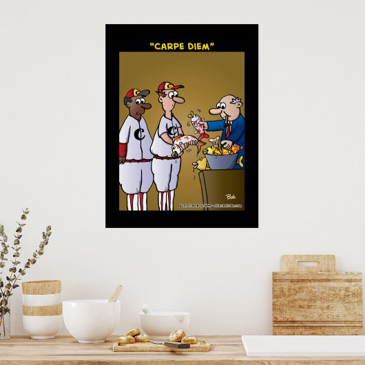 ‚Carpe Diem‘ Poster (Küche)