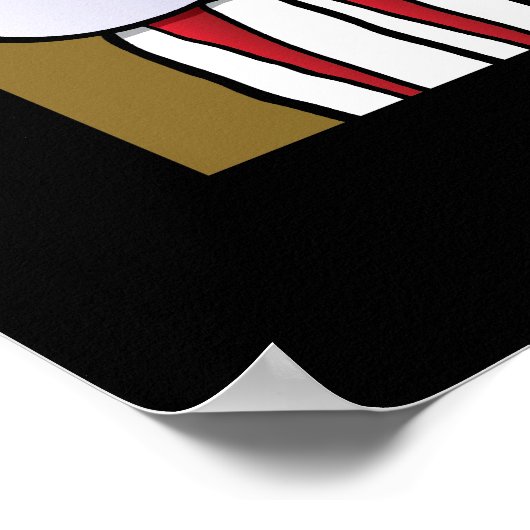 ‚Carpe Diem‘ Poster (Ecke)