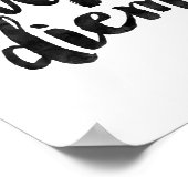 Carpe Diem Poster (Ecke)