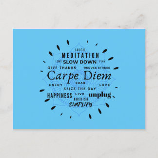 Carpe Diem Postkarte