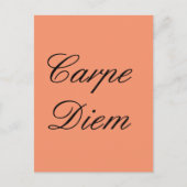 Carpe Diem Postkarte (Vorderseite)