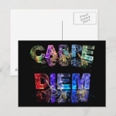 Carpe Diem Postkarte (Vorne/Hinten)
