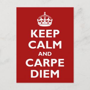 Carpe Diem! Postkarte