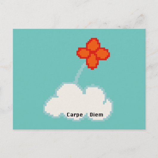 Carpe Diem Postkarte (Vorderseite)