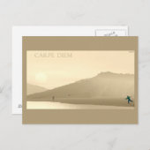 Carpe Diem Postkarte (Vorne/Hinten)