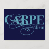 Carpe Diem Postkarte (Vorderseite)