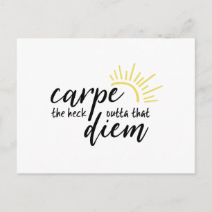 Carpe Diem Postkarte