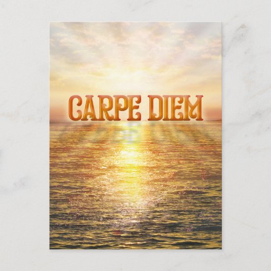 Carpe Diem Postkarte (Vorderseite)