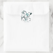 Carpe Diem Runder Aufkleber (Tasche)