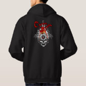 Carpe Diem Schädel Hoodie (Rückseite)