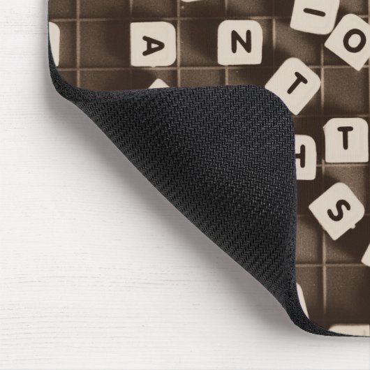 Carpe Diem Scrambled Letter Tiles Mousepad (Ecke)
