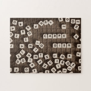Carpe Diem Scrambled Letter Tiles Puzzle