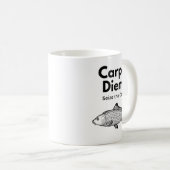 Carpe Diem Seize Carp Fishing Shirt, Funny Kaffeetasse (VorderseiteRechts)