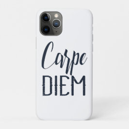Carpe Diem Seize der Tag schwarz Typ Case-Mate iPhone Hülle