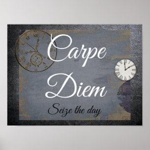 Carpe Diem **Seize the Day - art print Poster