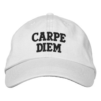 Carpe Diem "Seize the Day" (Lateinisch) Bestickte Baseballkappe