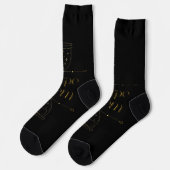 Carpe diem socken (Linkes Detail)