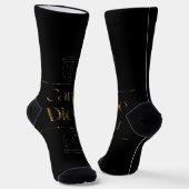 Carpe diem socken (Gewinkelt)