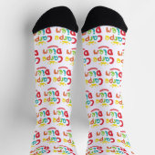Carpe Diem Socken (Oben)
