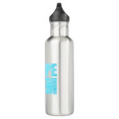 Carpe Diem Stainless Steel Water Bottle Edelstahlflasche (Rechts)