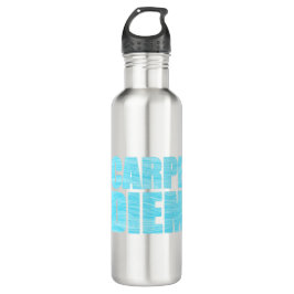 Carpe Diem Stainless Steel Water Bottle Edelstahlflasche