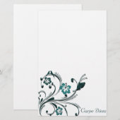 Carpe Diem Stationery Briefpapier (Vorne/Hinten)