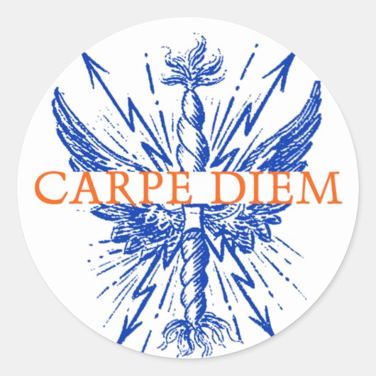 Carpe Diem Sticker (Vorderseite)