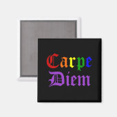 Carpe Diem - Stolz Magnet (Vorderseite/Rückseite)