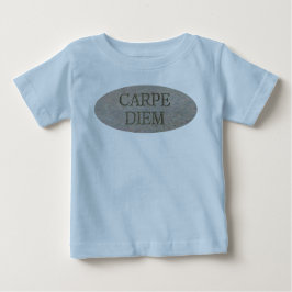 Carpe Diem Stone Baby Blue T - Shirt