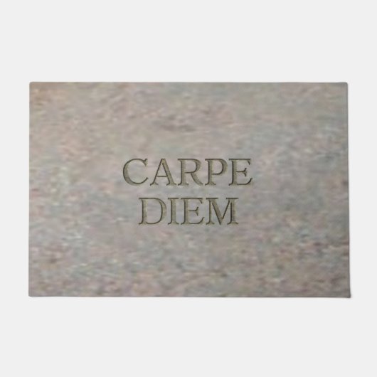 Carpe Diem Stone Doormat Fußmatte (Vorderseite)