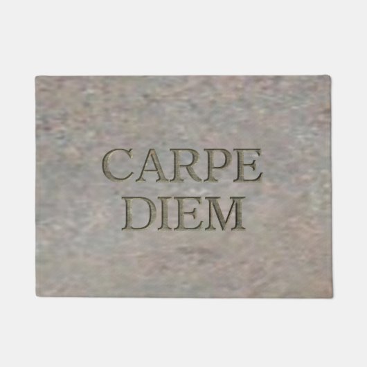 Carpe Diem Stone Doormat Fußmatte (Vorderseite)