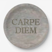 Carpe Diem Stone große Teller (Vorderseite)