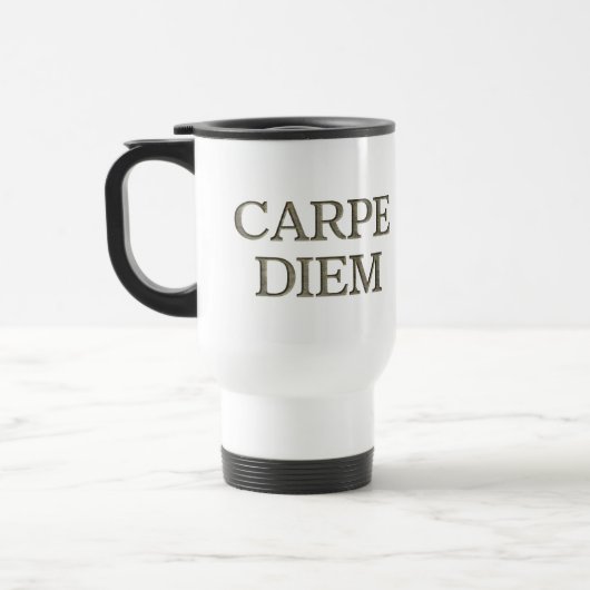 Carpe Diem Stone Reisebecher (Links)