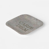 Carpe Diem Stone Teller (Gewinkelt)