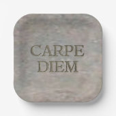 Carpe Diem Stone Teller (Vorderseite)