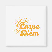 Carpe Diem Sunrise Premium Magnet (Vorne)