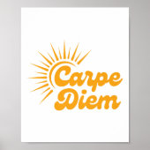 Carpe Diem Sunrise Premium  Poster (Vorne)