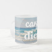 Carpe Diem Tasse (Vorderseite Links)