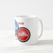 Carpe Diem Tasse (VorderseiteRechts)