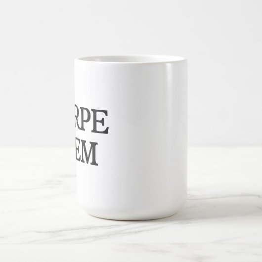 Carpe Diem White Tasse (Mittel)